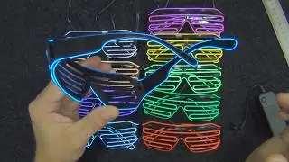 www.light tec.ru #1. Неоновые очки EL Disco.
