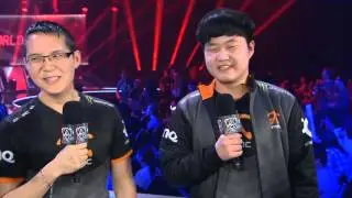 Fnatic YellowStar and Huni Interview - Worlds 2015 Day 1 - League of Legends