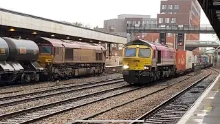 Freightliner 66587 - 4L73 Tinsley Intermodal Term to London Gateway, Lincoln - 12th November 2025