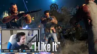 Shroud Reacts To Call Of Duty: Black Ops 4 Zombies Trailer..