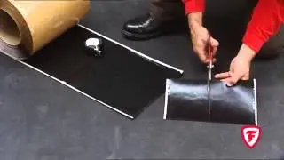 Installation of a QuickSeam FormFlash patch on a QuickSeam Splice Tape overlap