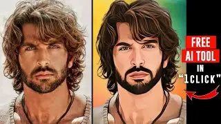 Instagram trending cartoon photo editing | how to make cartoon picture | Toon app editing