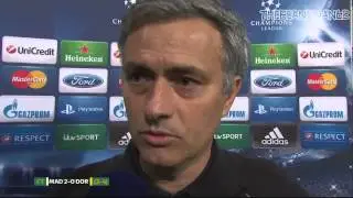 R Madrid Agg 34) B Dortmund - Jose Mourinho Interview- ITV Cut Him Off Just As He Reveals New Club