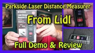 Parkside Laser Distance Measurer from Lidl Full Demo & Review