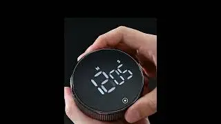 LED Digital Cooking Timer USB Rechargeable Magnetic Cooking Remind Alarm