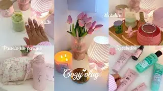 Vlog| nails, parque, unboxing, produtos novos, skincare, matcha, cozy & aesthetic