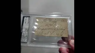 Cassius Clay hand signed psa cut Muhammad Ali boxing autograph Theboxingman89@gmail.com #boxin #ali