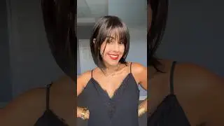 Alva from Noriko by Rene of Paris in the color Dark Chocolate #wigreview #syntheticwig #shorthair