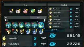 Dumud Gild and Turtacle Terra have VERY high sell value so make sure you sell them and no butcherino