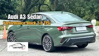 CarPoint News - Avalia&ccedil;&atilde;o r&aacute;pida do Audi A3 sedan Performance Black 2025 