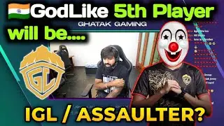 Ghatak on GodLike 5th Player🔥IGL or ASSAULTER | Ghatak on GodLike New Player