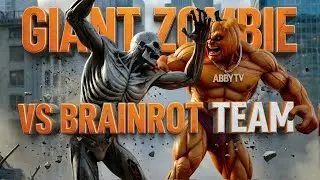 A Zombie Escaped ! Then Turned Into a GIANT MONSTER 😱 | Brainrot Battle