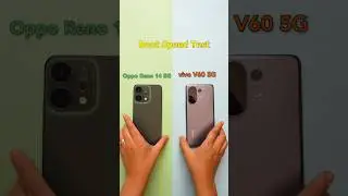 OPPO Reno 14 vs Vivo V60 speed test 💨 | Boot test 💯