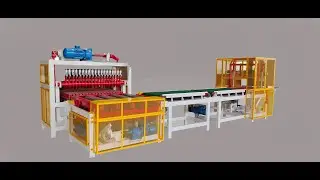Shipment for synchronous down-press cutting machine for clay hollow blocks and solid brick cutting