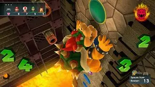 Mario Party 10 - Mario vs Toad vs Luigi vs Donkey Kong vs Bowser - Chaos Castle
