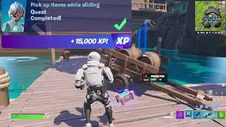 Pick Up Items While Sliding Fortnite