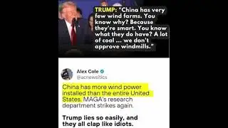 Trump's wind turbine ignorance, or is  it something else?