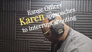 Range Officers! Please don't be a Karen. Indoor Range Encouters. 2A #shooting #training #karen #fail