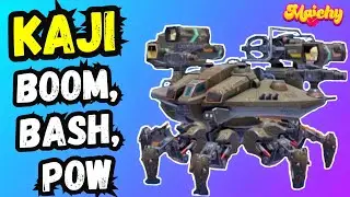 WR Test Server: New Robot KAJI + Weapons BOOM, BASH, POW + Drone Kocho! War Robots Gameplay