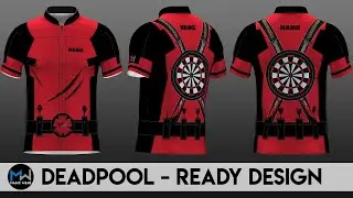 Deadpool Darts Jersey | Ready Designs by Magic Wear