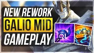 GALIO REWORK BROKEN?! - Full AP Mid Gameplay | League of Legends