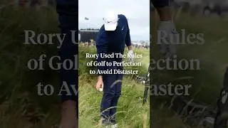 Rory McIlroy used the rules to his advantage to stay in the mix at Royal Portrush. 👌
