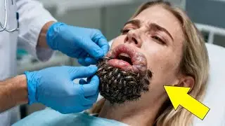 She Felt a Strange Pain in Her Lip&mdash;What the Doctor Found Made Him Step Back in Fear!