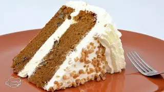 Carrot Cake con nueces y cacao - Tarta muy fácil y rica