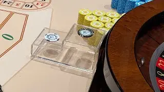 Roulette money change rack: procedures for exchanging cash chips