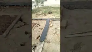 Apply Hot bitumen coating on DPC Waterproofing