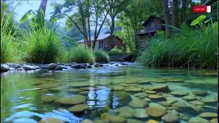 Sleep Without Worry &mdash; Gentle Piano with River Water