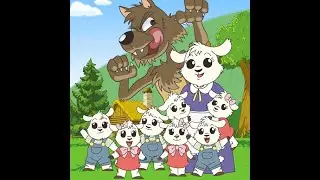 Seven little goats and wolf story  | Stories for kids of English   | Vin vin just for kids