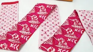 Louis Vuitton Monokinawa Pink Silk Bandeau Scarf REVIEW |PRE-OWNED