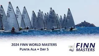 Highlights from Day 5 at the 2024 Finn World Masters