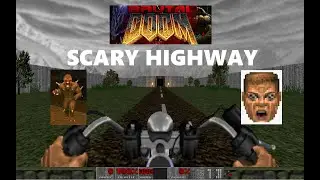 Hit demons by motorcycle - Brutal DOOM HIGHWAY