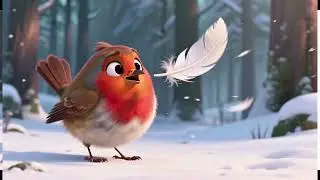 Januar fun mit fips dem Rotkehlchen