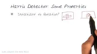 Harris Detector  Some Properties 1