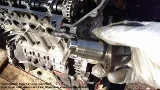 How to assemble engine VVT-i Toyota Part 32: Tensioner timing chain