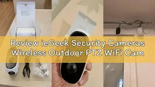 Review ieGeek Security Cameras Wireless Outdoor PTZ WiFi Camera Surveillance Exterieur for Home, 2K