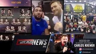 BRAVE NEWS #46 BRAVE CF 13 FULL FIGHT CARD RELEASED, AMIR KHAN VISITS KHK MMA IN BAHRAIN