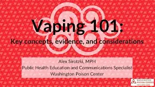WAPC's Vaping 101 for East Valley Community Coalition - 6/17/20