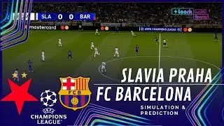Slavia Prague vs. Barcelona | UEFA Champions League 2026 | Full Match Simulation/Prediction