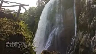 Roaring Waterfall White Noise  Falling Water Sounds for Sleeping