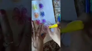 #how to #drawing cute #flowers #spirograph stepbystep #art #shortsvideo #shortvideo #shorts #short