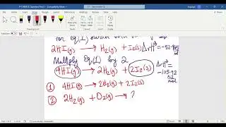 How to Calculate the Change in ENTHALPY of Reaction using HESS's LAW - PHYSICAL CHEM