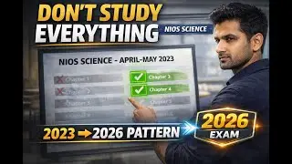 NIOS Science 2026 Exam: Chapter Priority Based on April 2023 Paper