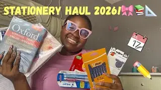 STATIONERY HAUL🤍 || matric 2026 || #southafricanyoutuber 