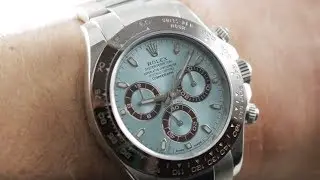 Platinum Rolex Daytona 50th Anniversary 116506 Luxury Rolex Watch Review