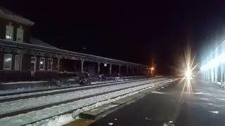 A Late SEPTA Regional Rail Train 5348 With Pennsylvania RR Heritage Unit 276 at West Trenton, NJ