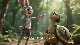 The Fast Rabbit and the Wise Turtle About Humility